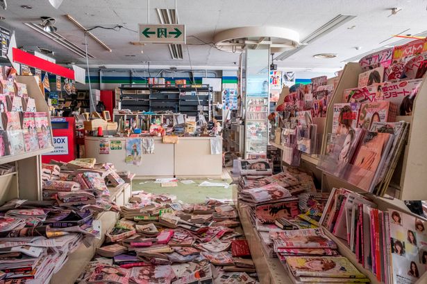 Eerie pictures show the desolate streets of Fukushima, seven years after nuclear disaster